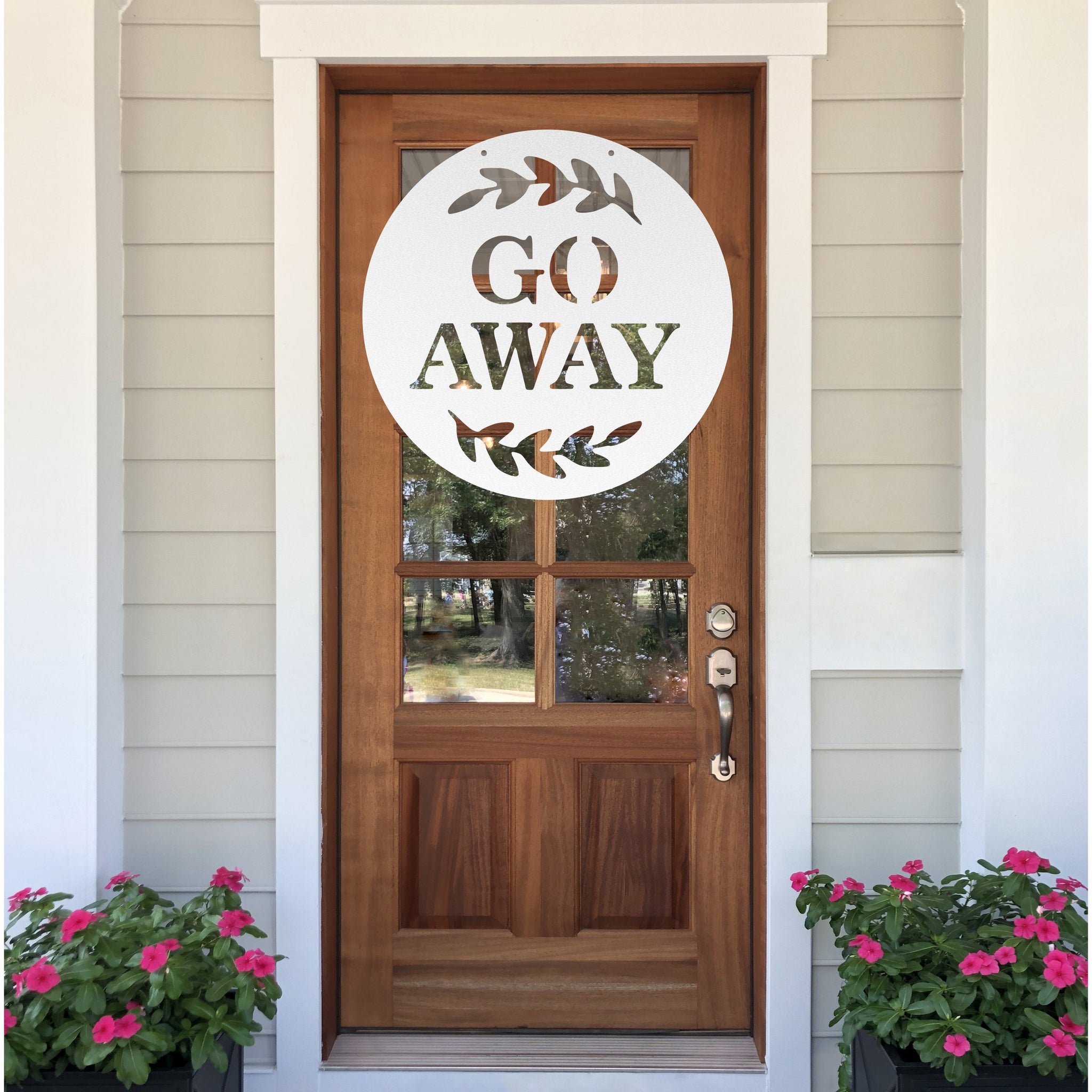 Go Away Sign