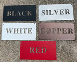 Kayaking Name Sign ~ Metal Porch Sign - Outdoor Sign - Front Door Sign - Metal Lake Sign - Lake House