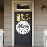 Welcome To Our Hive Sign ~ Metal Porch Sign | Outdoor Sign | Front Door Sign | Metal Summer Sign