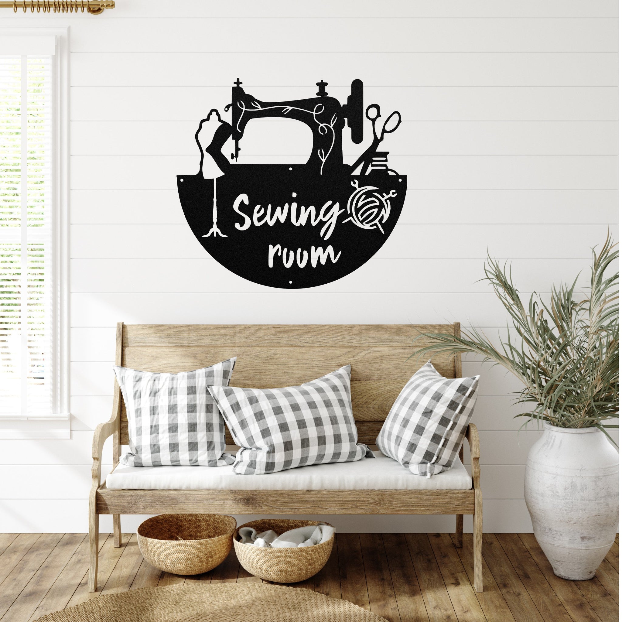 Sewing Metal Wall Art Sewing Room Decor Personalized Sewing Metal Sign -  Custom Laser Cut Metal Art & Signs, Gift & Home Decor