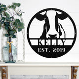 Personalized Cow Farm Name Sign ~ Metal Porch Sign | Metal Gate Sign | Farm Entrance Sign | Metal Farmhouse | Cow Sign | Highland Cow