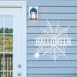 Halloween Web Sign, Metal Porch Sign, Fall Door Hanger, Fall Metal Sign, Metal Fall Sign, Fall Sign, Porch Sign, Custom Fall Sign