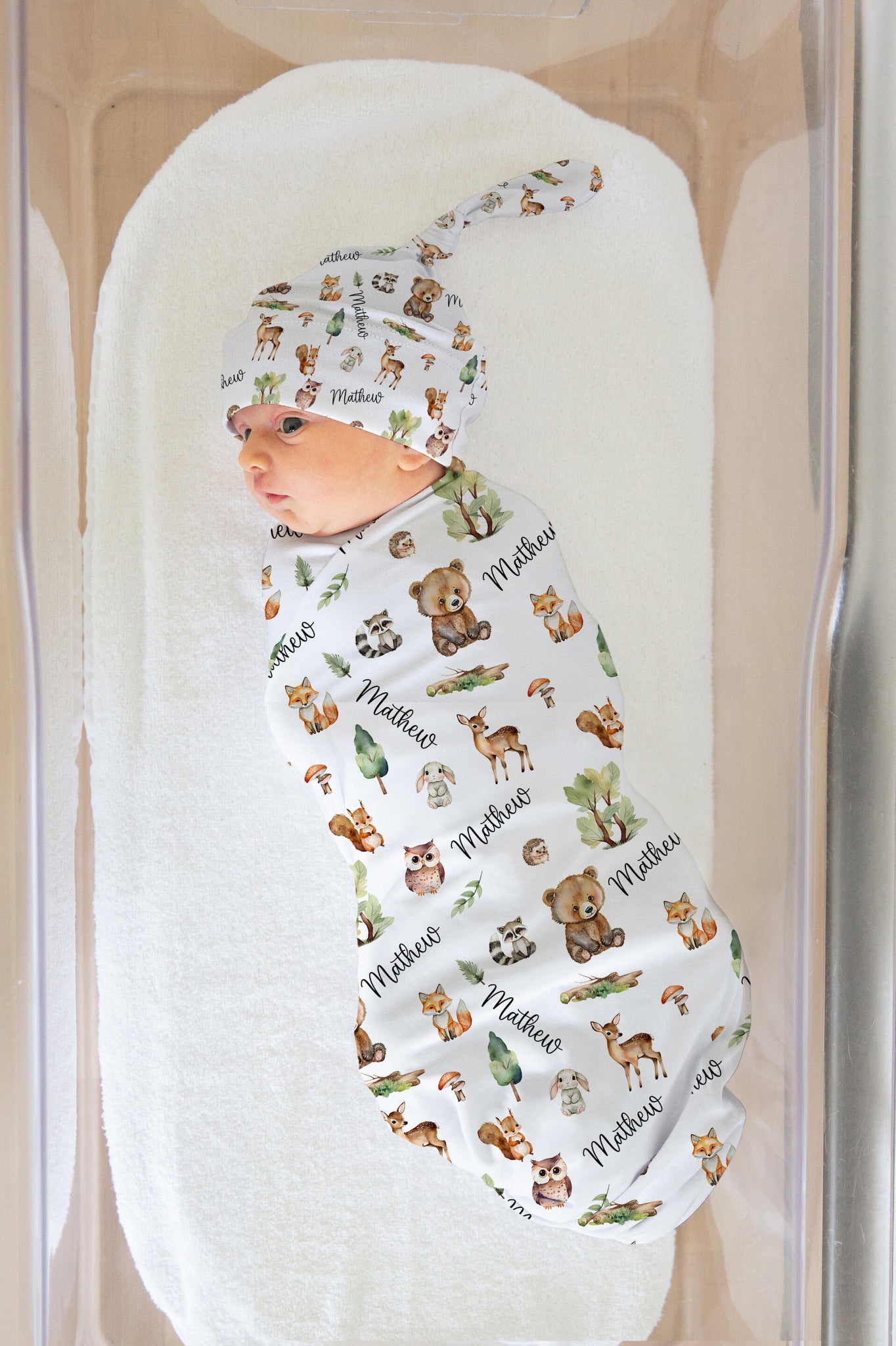 Personalized swaddle best sale